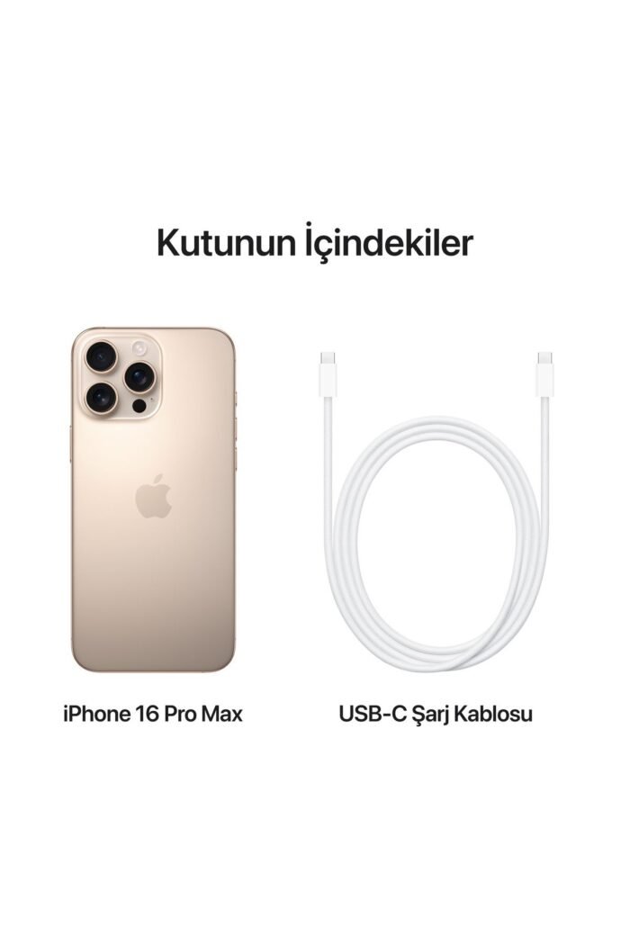 iPhone 16 Pro Max 1TB Çöl Titanyum - Görsel 8