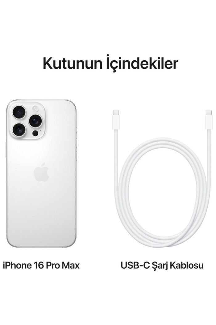 iPhone 16 Pro Max 512GB Beyaz Titanyum - Görsel 8