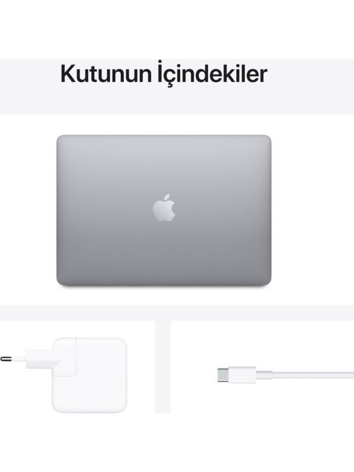 MacBook Air M1 Çip 8GB 256GB SSD macOS 13" QHD Taşınabilir Bilgisayar Uzay Grisi MGN63TU/A - Görsel 2